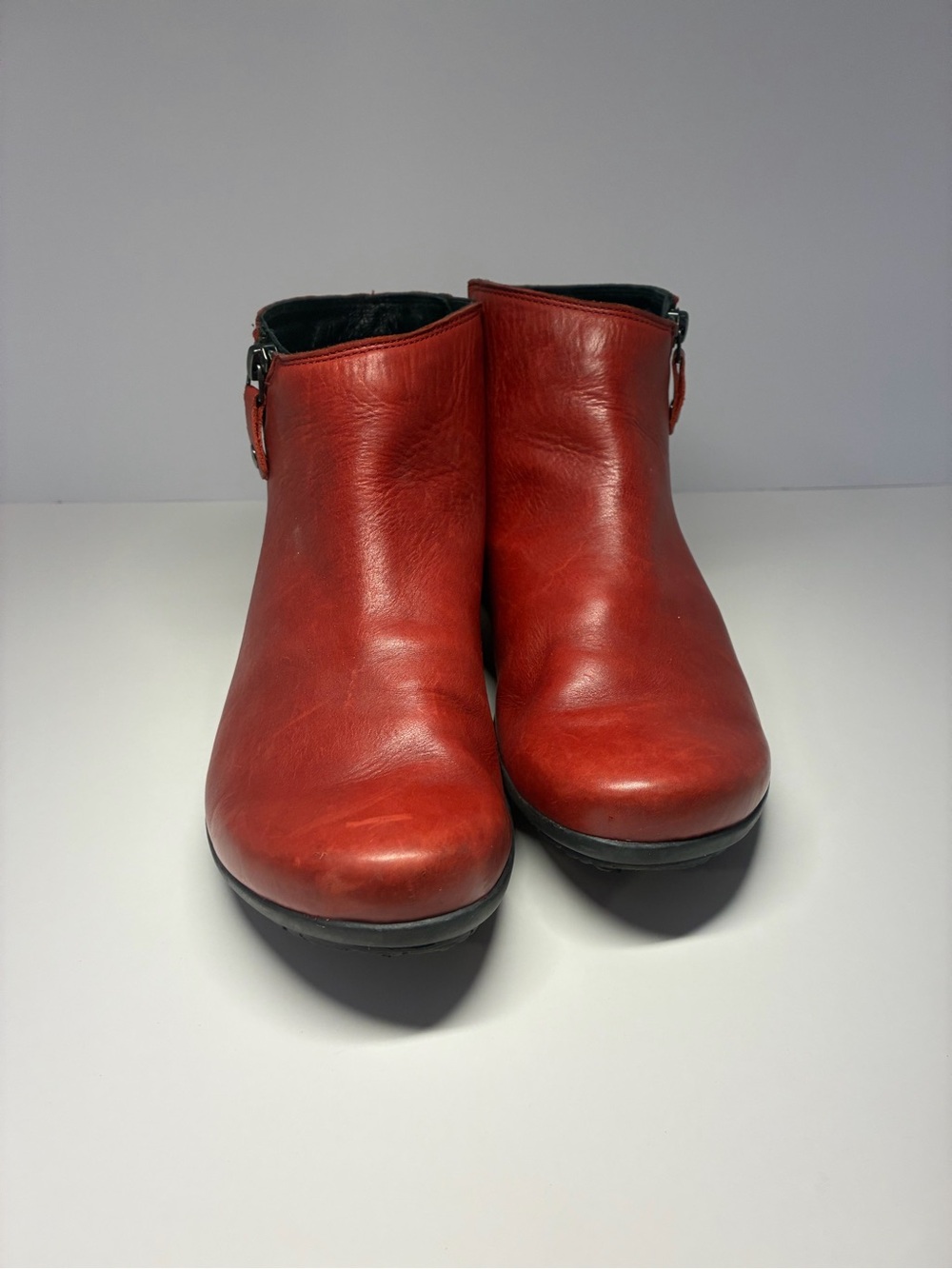 Mephisto Romia Booties Size 7.5 Oxblood